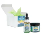 cbd gift box tincture and lotion