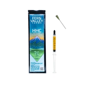 hhc distillate syringe 3ml with live resin terpenes and extra filling tip