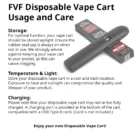 disposable vape carts - how to use and care for
