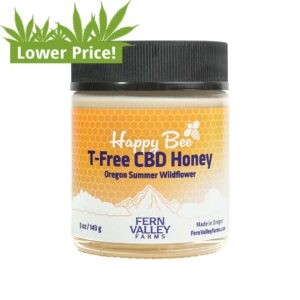 cbd honey happy bee whipped 5oz new lower price tag