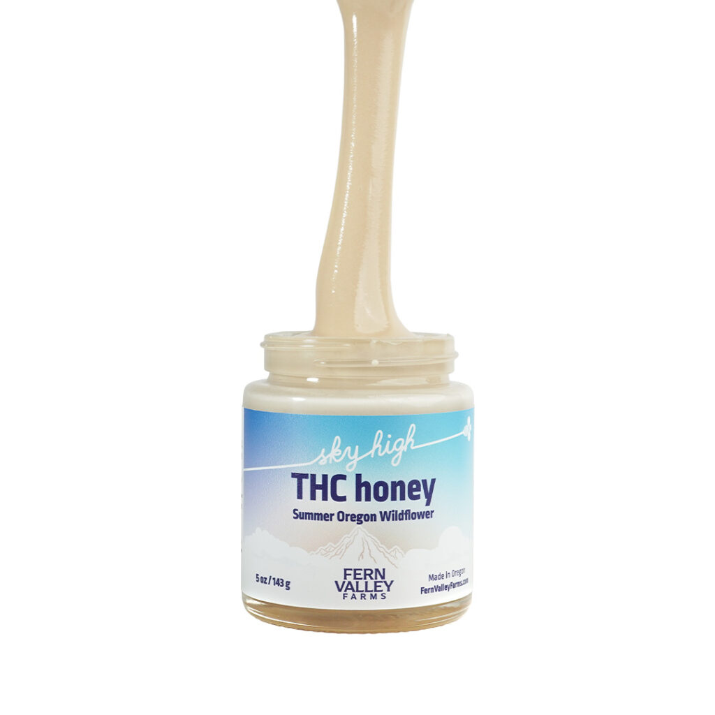 thc honey whipped 5oz jar