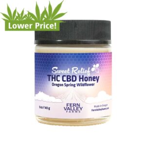thc cbd honey sweet relief whipped 5oz new lower price tag