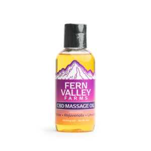 cbd massage oil 4 oz bottle