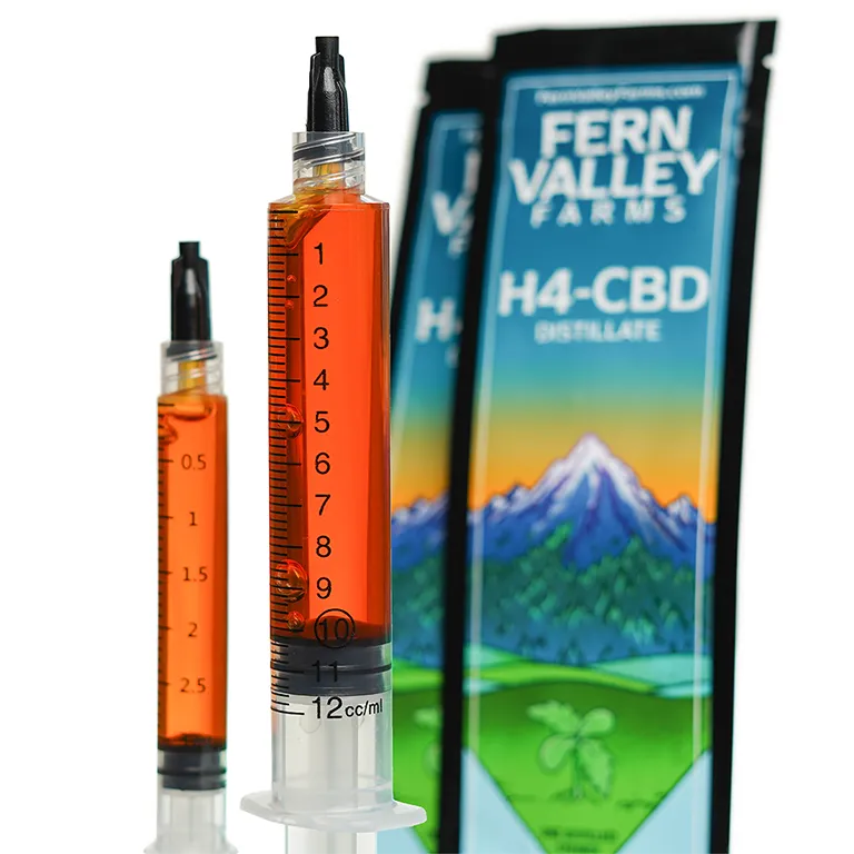 h4cbd distillate in syringe 3ml and 10ml