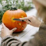 pumpkin carving contest at fern valley farms