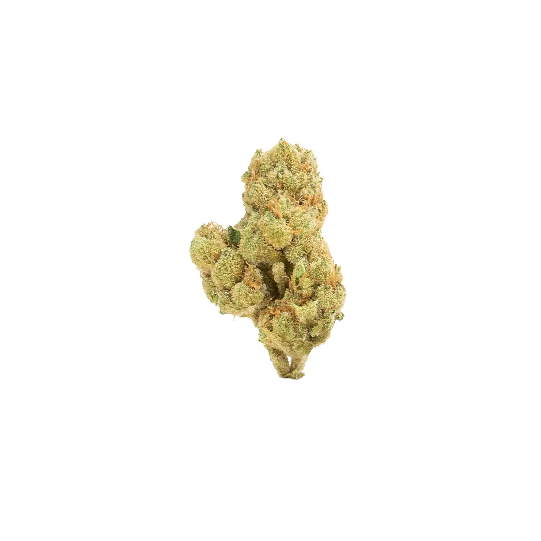 Mendo Crumble harvested flower, as labeled by the cited photo source