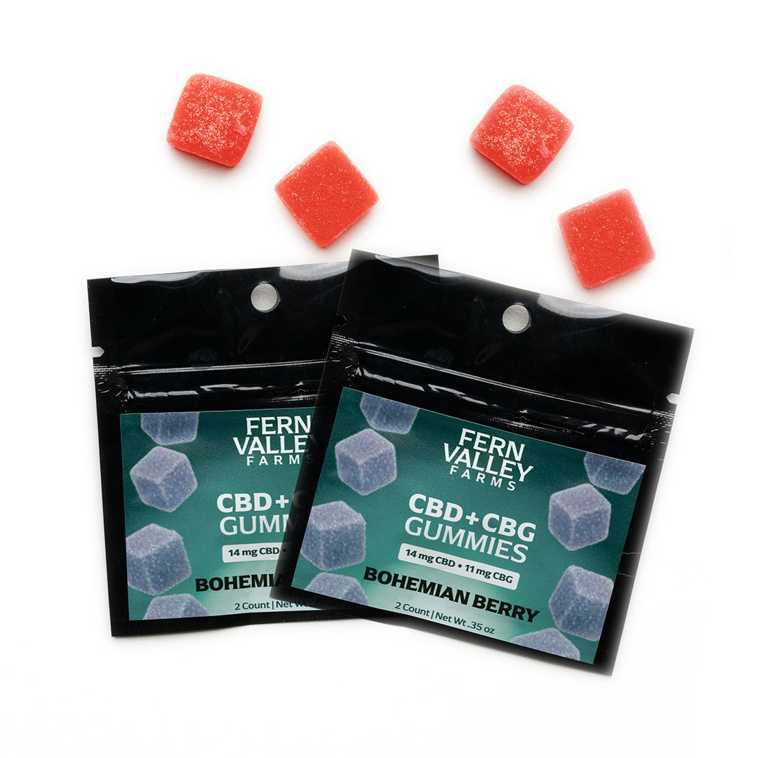 CBD + CBG Gummy sampler bohemian berry