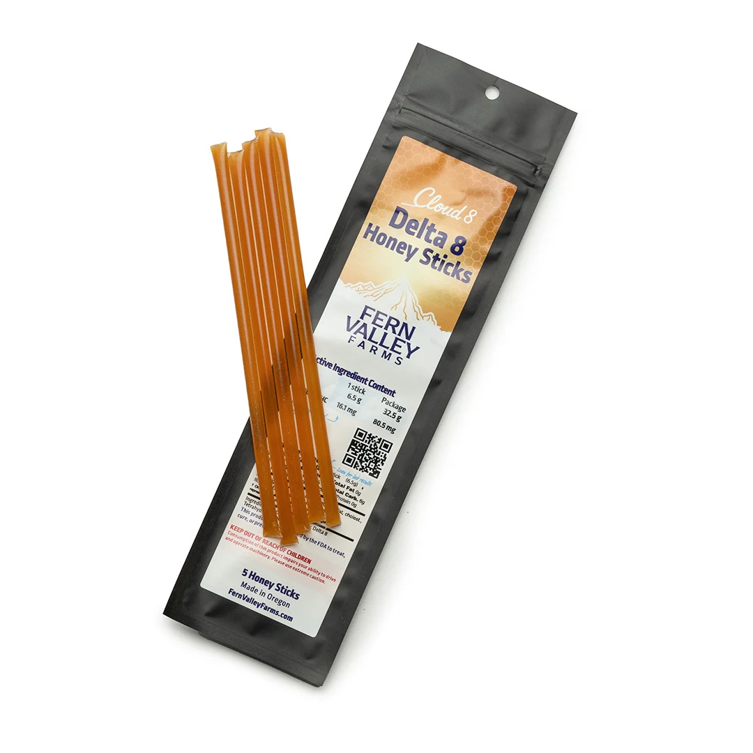 cloud 8 delta 8 honey sticks 5 pack