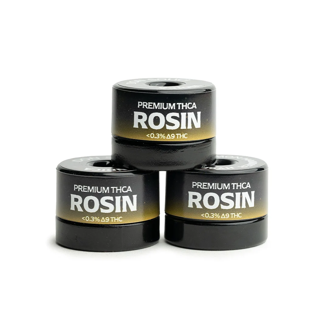 premium thca rosin in three strains