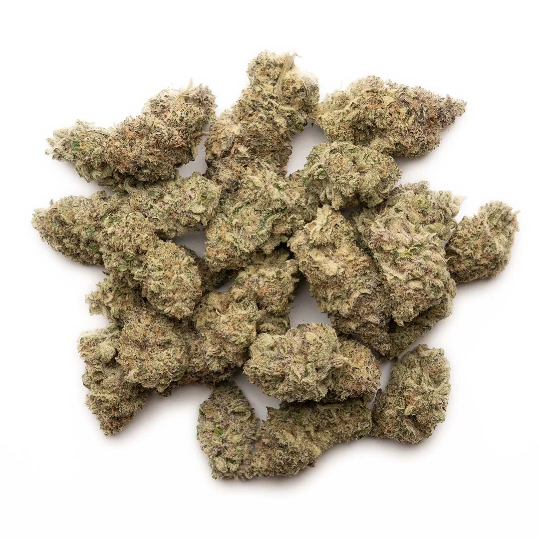 blueberry sugar thca flower indoor grown hand trimmed buds